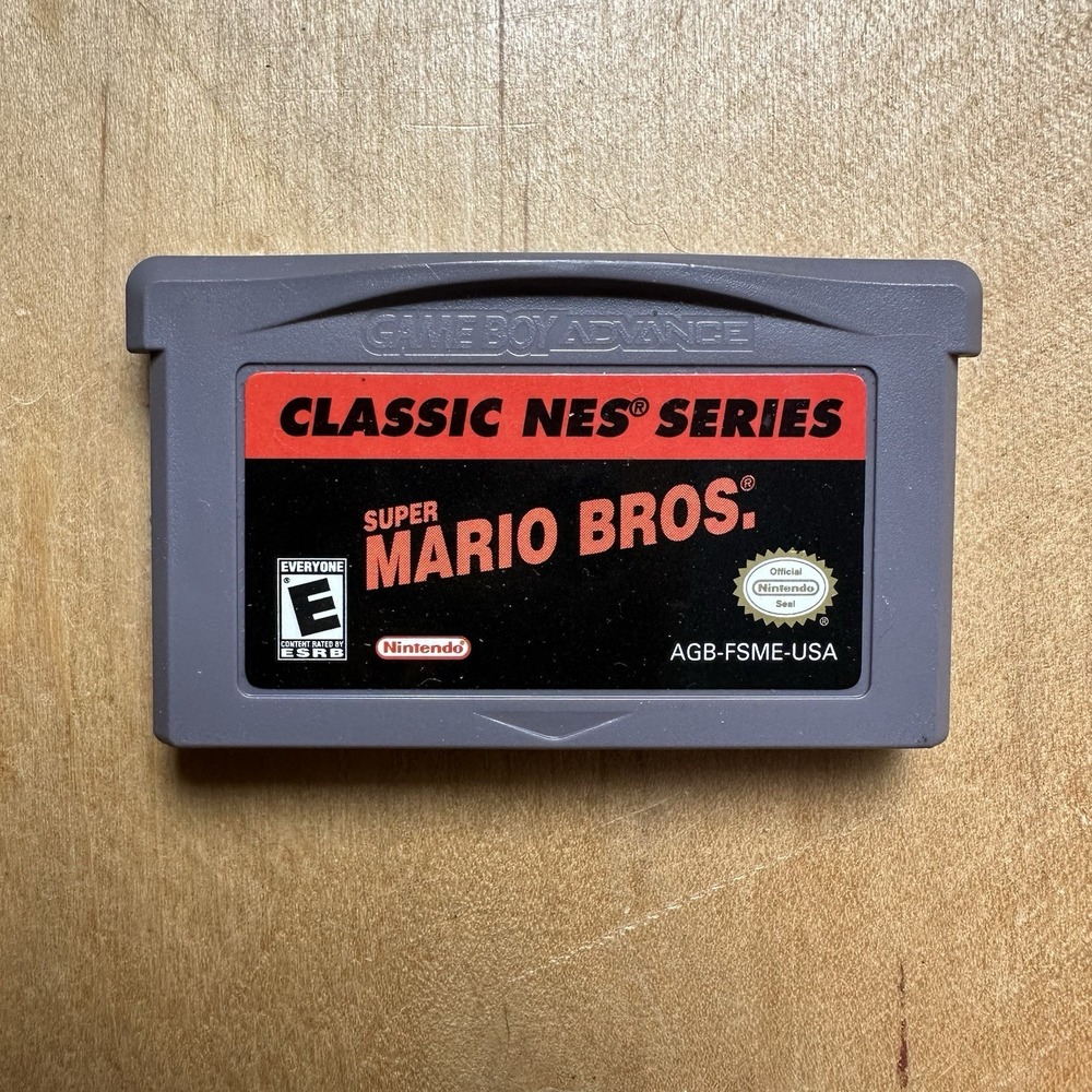 Super Mario Bros. Classic NES Series Nintendo Game Boy Advance GBA NTSC-U/C E